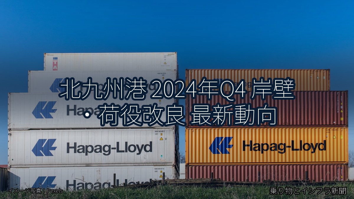 北九州港 2024年Q4 岸壁・荷役改良 最新動向（乗り物とインフラ新聞）