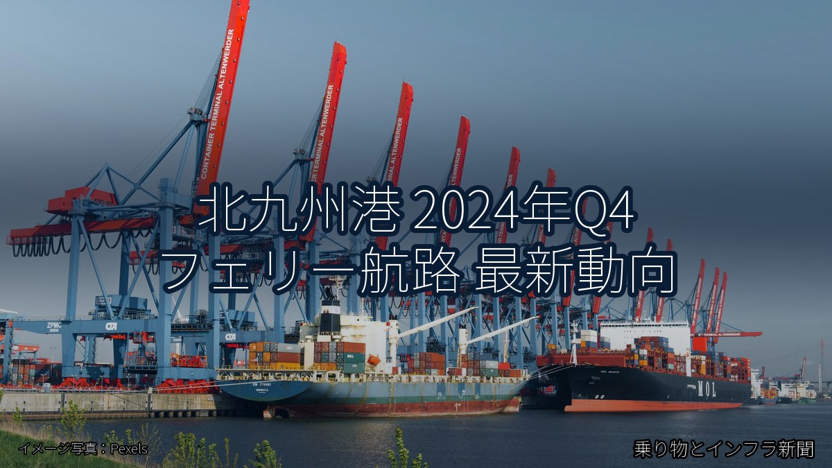 北九州港 2024年Q4 フェリー航路 最新動向（乗り物とインフラ新聞）