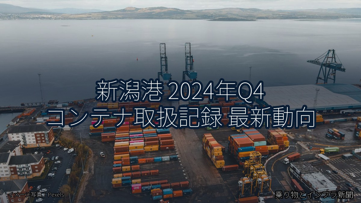 新潟港 2024年Q4 コンテナ取扱記録 最新動向（乗り物とインフラ新聞）