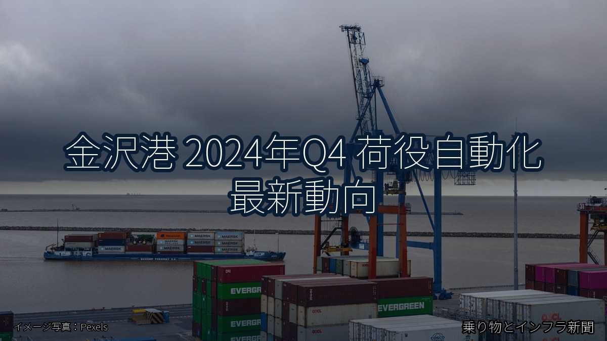 金沢港 2024年Q4 荷役自動化 最新動向（乗り物とインフラ新聞）