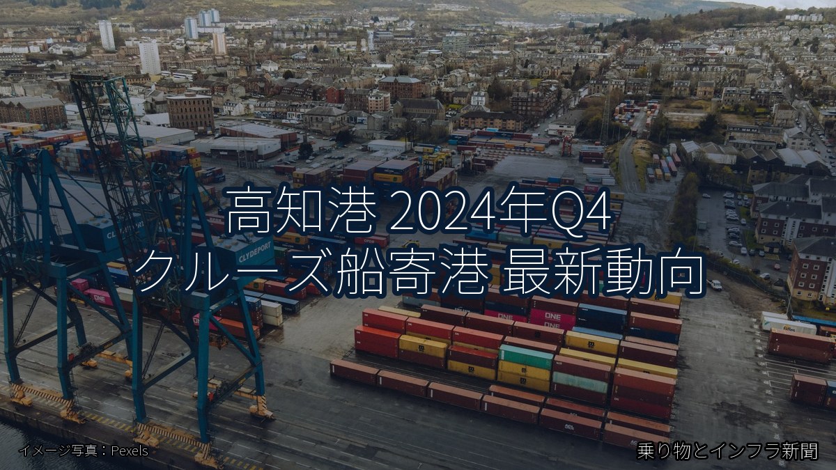 高知港 2024年Q4 クルーズ船寄港 最新動向（乗り物とインフラ新聞）