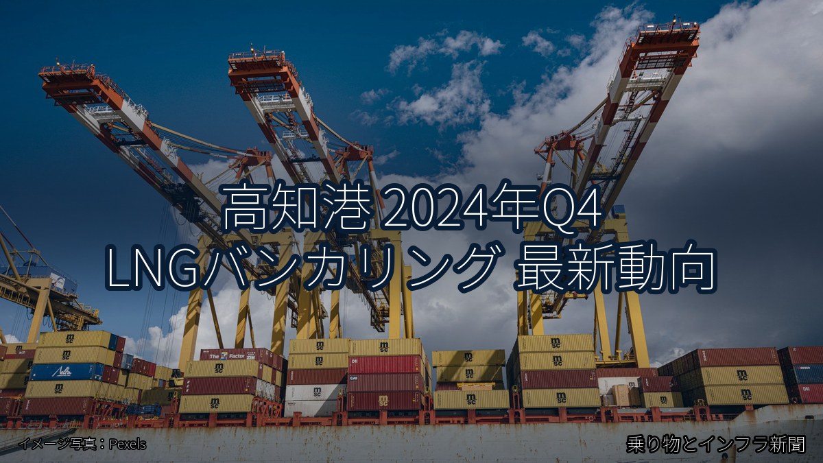 高知港 2024年Q4 LNGバンカリング 最新動向（乗り物とインフラ新聞）
