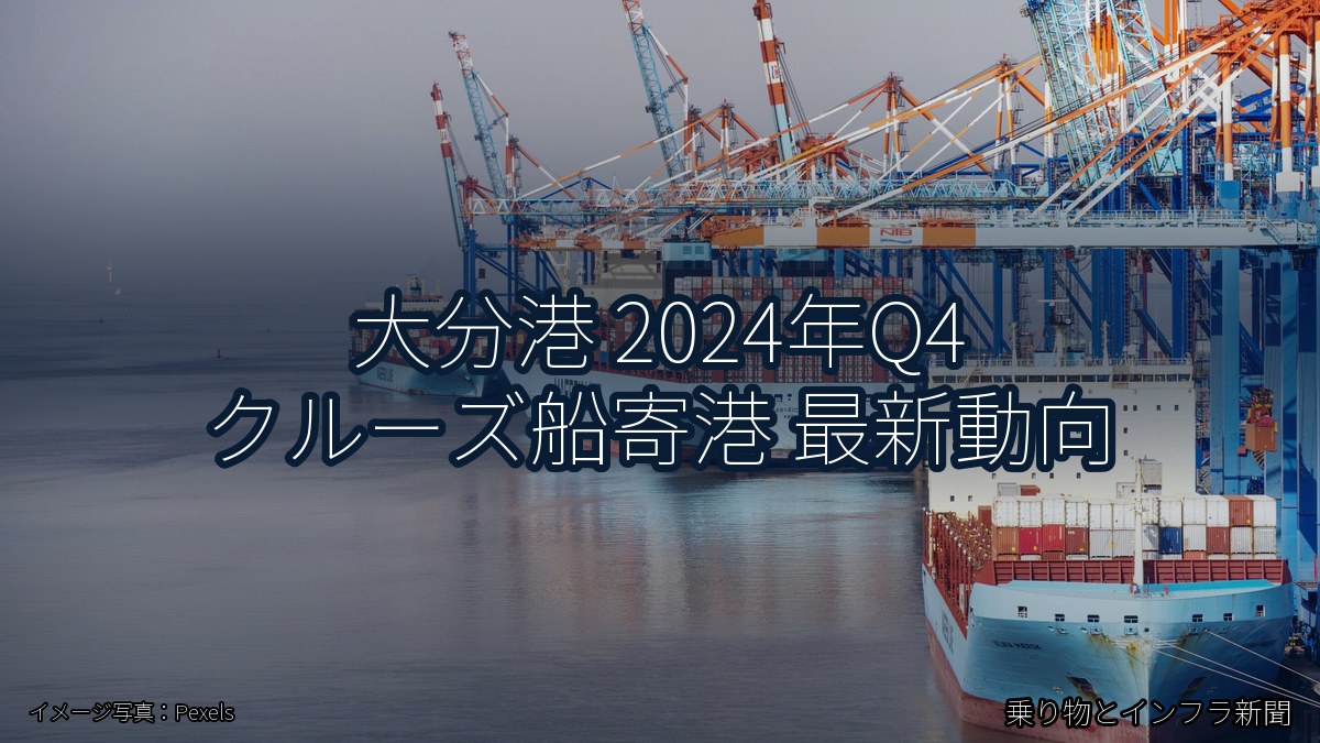 大分港 2024年Q4 クルーズ船寄港 最新動向(乗り物とインフラ新聞)
