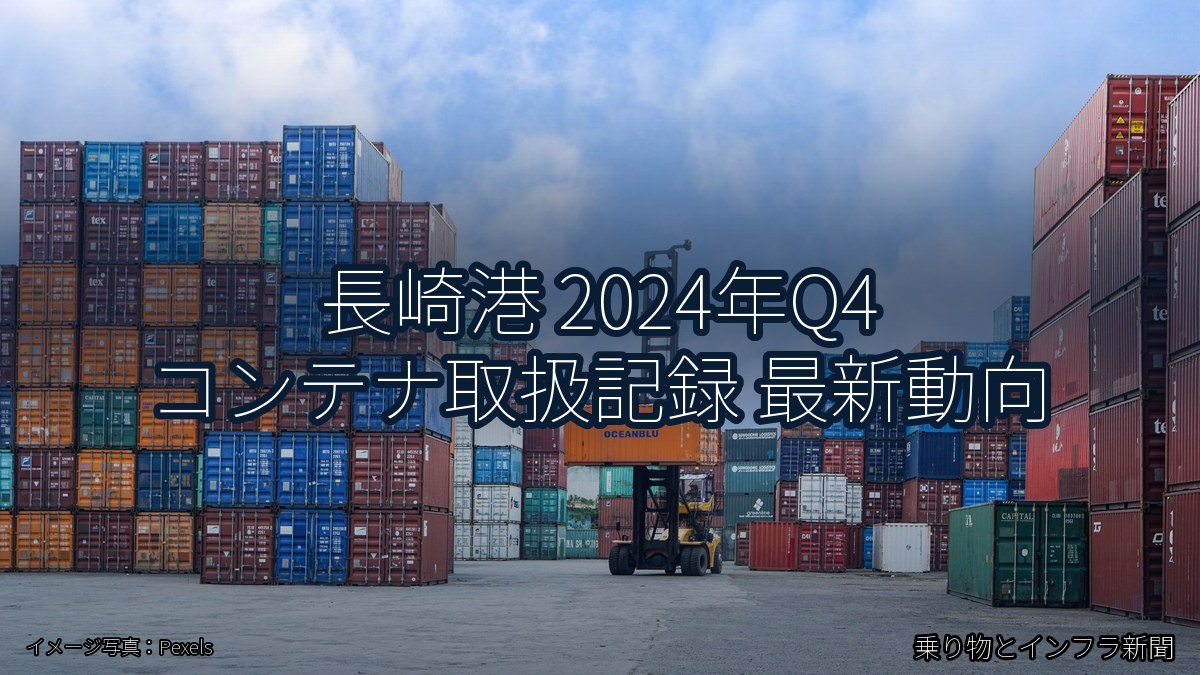 長崎港 2024年Q4 コンテナ取扱記録 最新動向（乗り物とインフラ新聞）