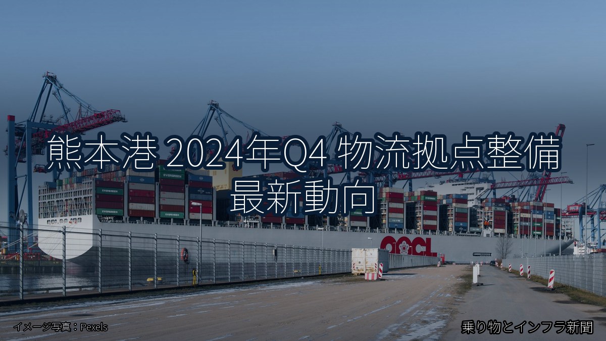 熊本港 2024年Q4 物流拠点整備 最新動向（乗り物とインフラ新聞）