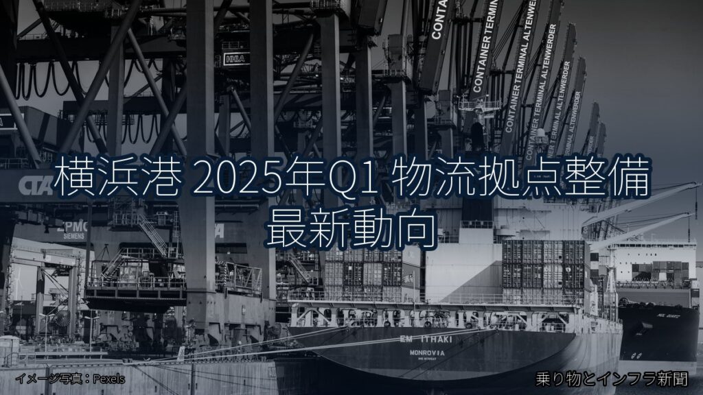 横浜港 2025年Q1 物流拠点整備 最新動向（乗り物とインフラ新聞）