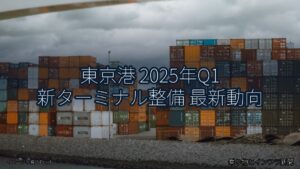 東京港 2025年Q1 新ターミナル整備 最新動向（乗り物とインフラ新聞）