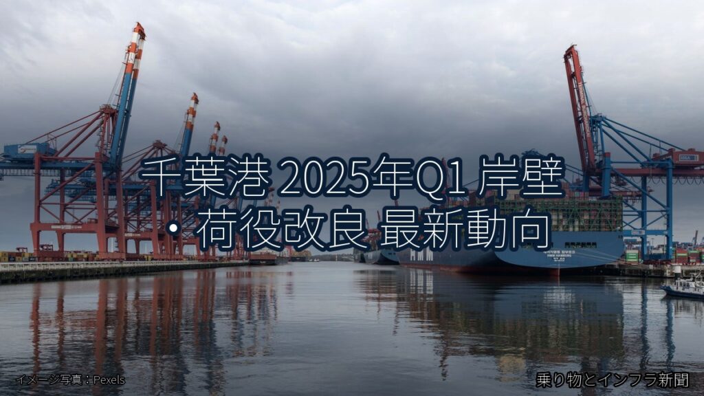 千葉港 2025年Q1 岸壁・荷役改良 最新動向（乗り物とインフラ新聞）