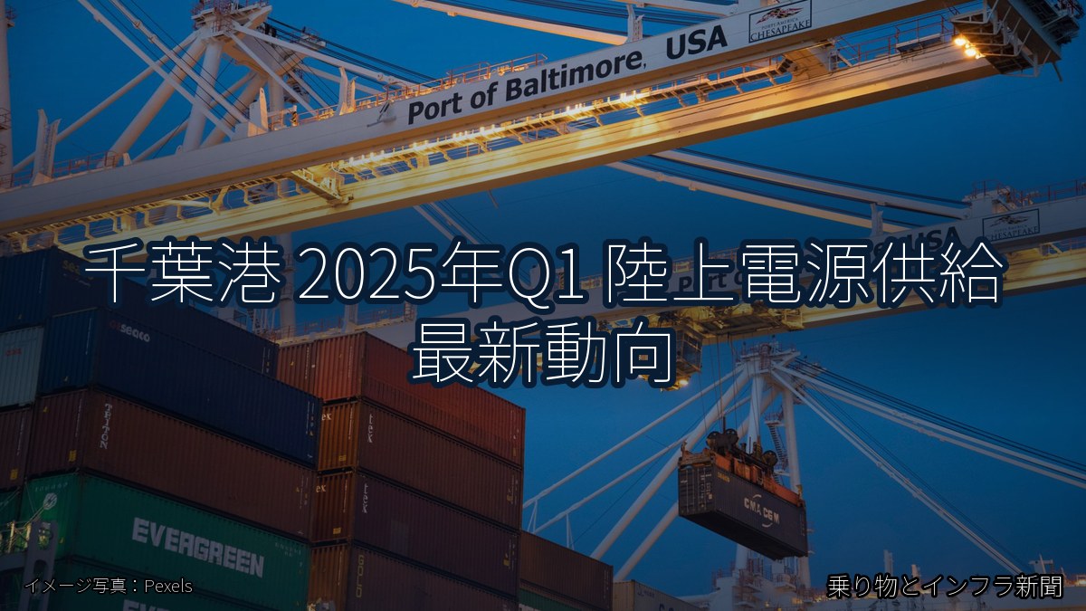 千葉港 2025年Q1 陸上電源供給 最新動向（乗り物とインフラ新聞）