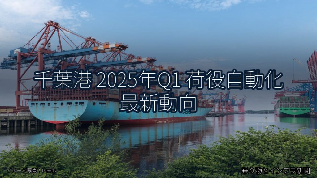 千葉港 2025年Q1 荷役自動化 最新動向（乗り物とインフラ新聞）