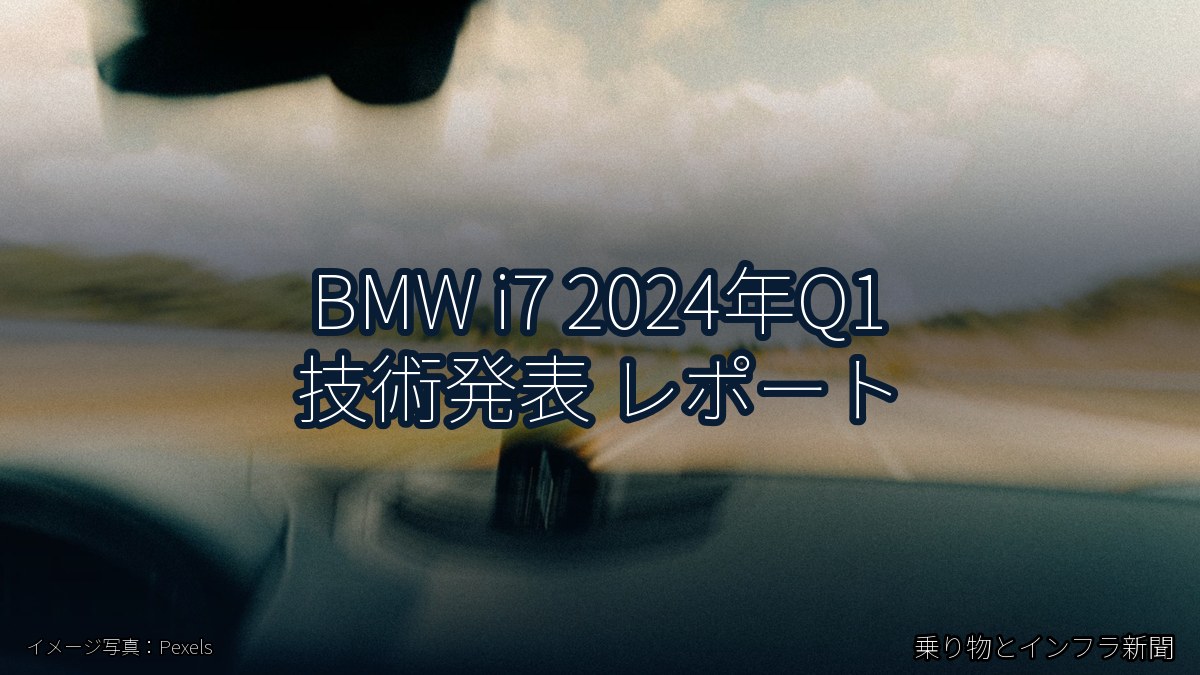 BMW i7 2024年Q1 技術発表 レポート（乗り物とインフラ新聞）