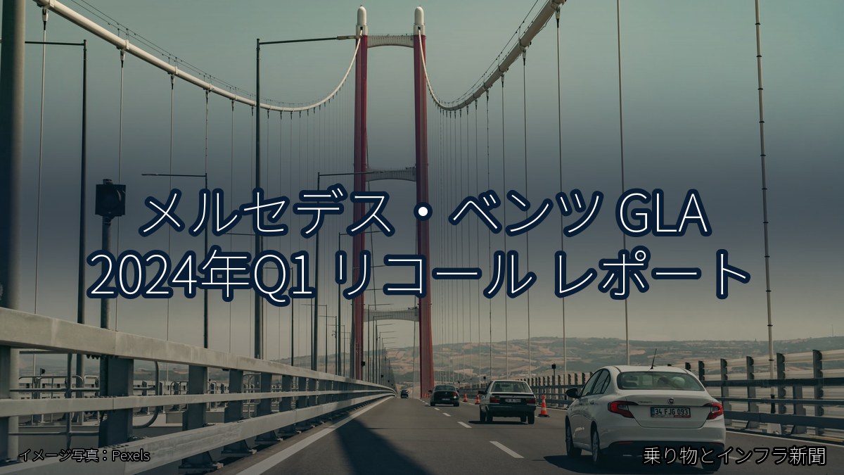 メルセデス・ベンツ GLA 2024年Q1 リコール レポート（乗り物とインフラ新聞）