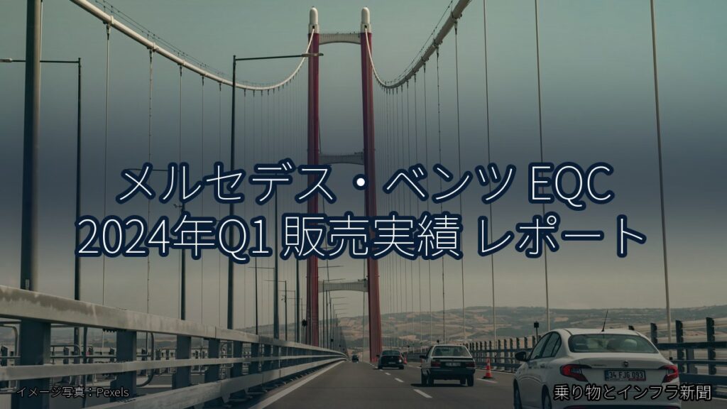 メルセデス・ベンツ EQC 2024年Q1 販売実績 レポート（乗り物とインフラ新聞）