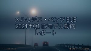 メルセデス・ベンツ EQE 2024年Q1 EVモデル動向 レポート（乗り物とインフラ新聞）