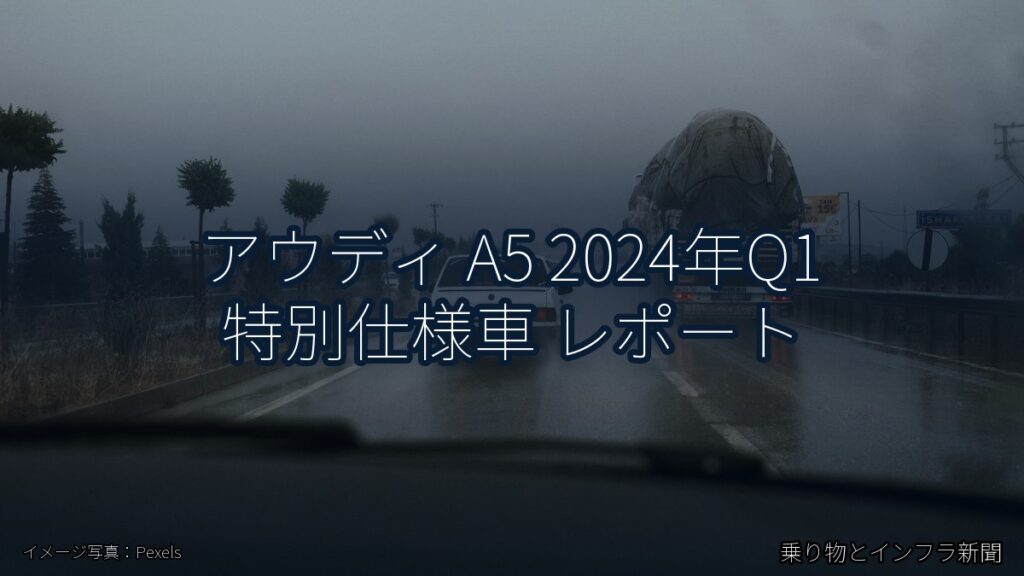 アウディ A5 2024年Q1 特別仕様車 レポート（乗り物とインフラ新聞）