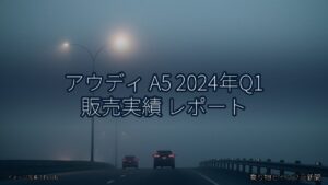 アウディ A5 2024年Q1 販売実績 レポート（乗り物とインフラ新聞）