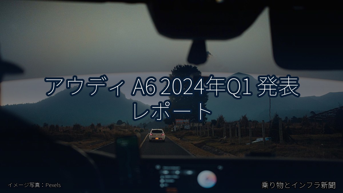 アウディ A6 2024年Q1 発表 レポート（乗り物とインフラ新聞）