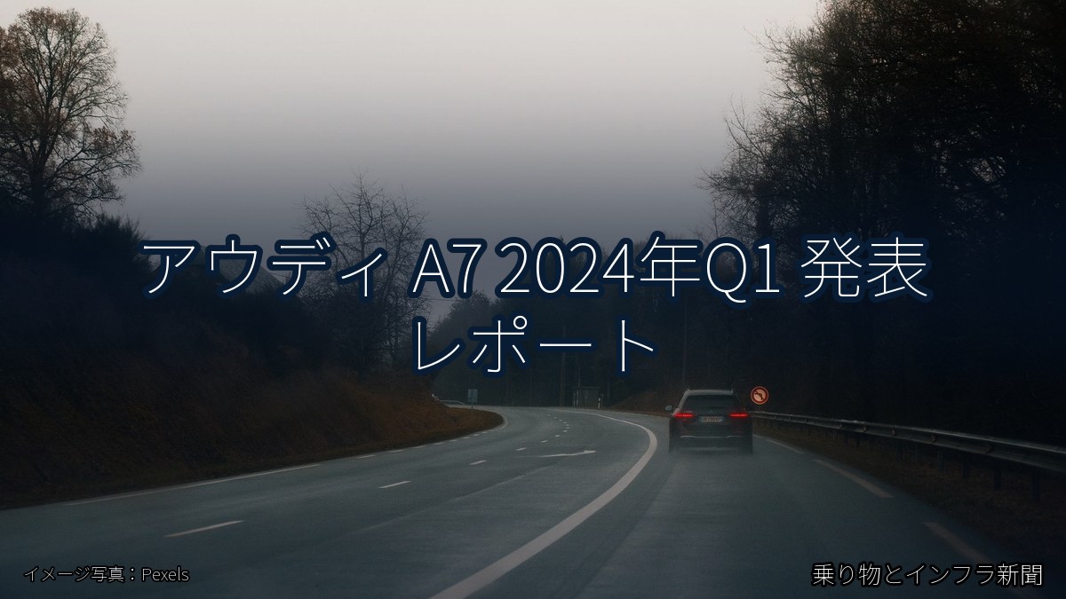 アウディ A7 2024年Q1 発表 レポート(乗り物とインフラ新聞)