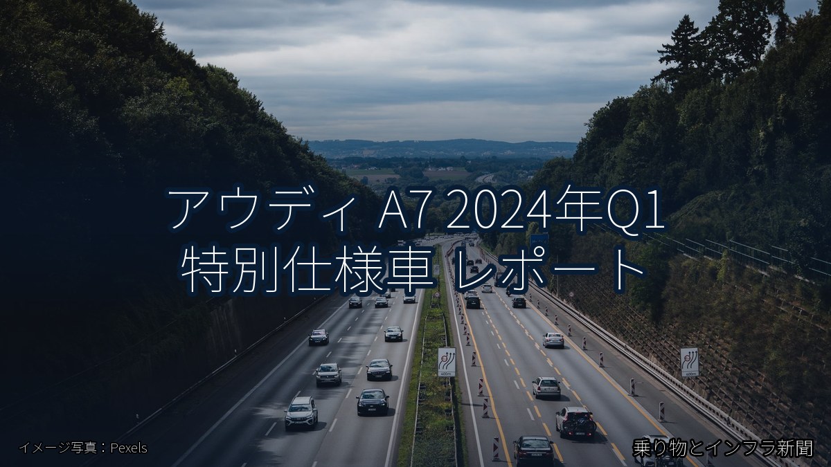 アウディ A7 2024年Q1 特別仕様車 レポート(乗り物とインフラ新聞)
