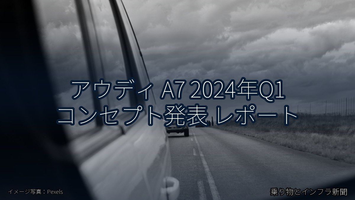 アウディ A7 2024年Q1 コンセプト発表 レポート(乗り物とインフラ新聞)