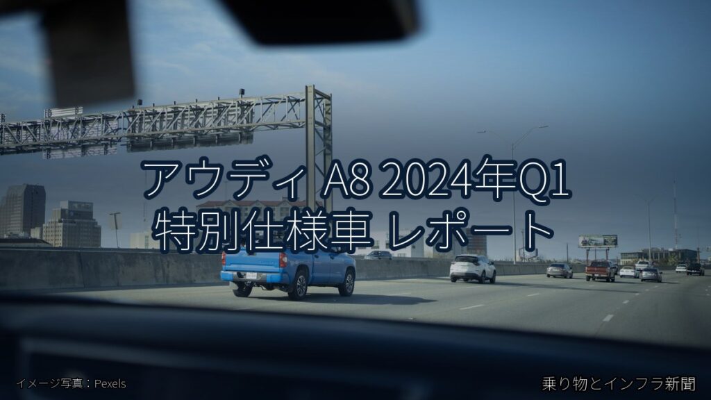アウディ A8 2024年Q1 特別仕様車 レポート（乗り物とインフラ新聞）