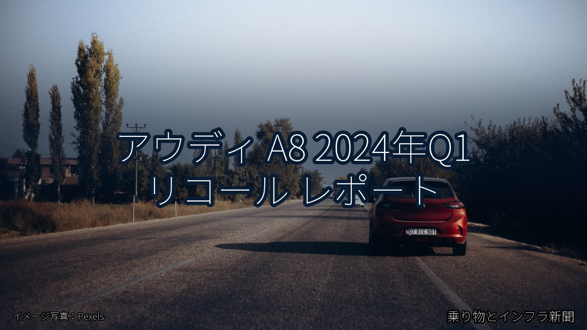 アウディ A8 2024年Q1 リコール レポート(乗り物とインフラ新聞)