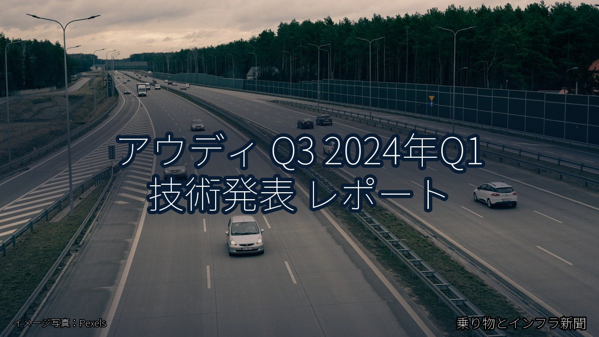 アウディ Q3 2024年Q1 技術発表 レポート(乗り物とインフラ新聞)