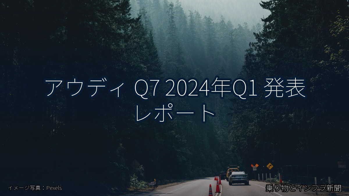 アウディ Q7 2024年Q1 発表 レポート(乗り物とインフラ新聞)