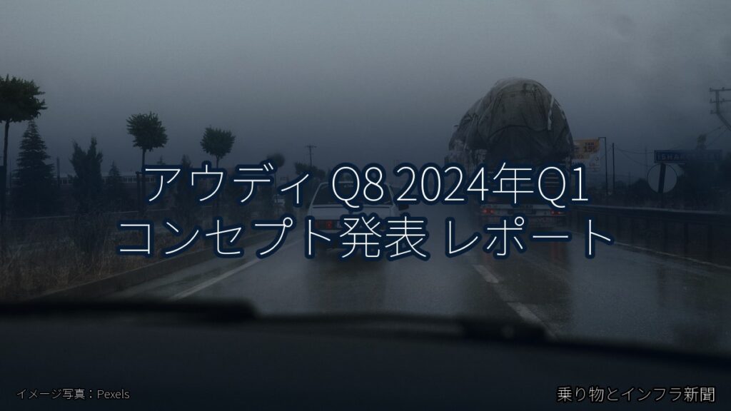 アウディ Q8 2024年Q1 コンセプト発表 レポート（乗り物とインフラ新聞）