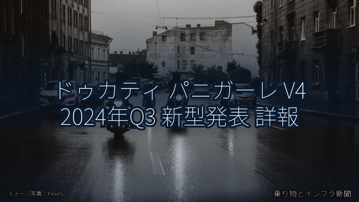 ドゥカティ パニガーレ V4 2024年Q3 新型発表 詳報（乗り物とインフラ新聞）
