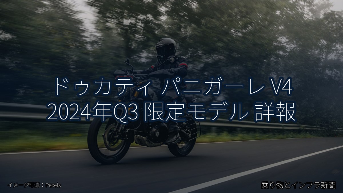 ドゥカティ パニガーレ V4 2024年Q3 限定モデル 詳報（乗り物とインフラ新聞）