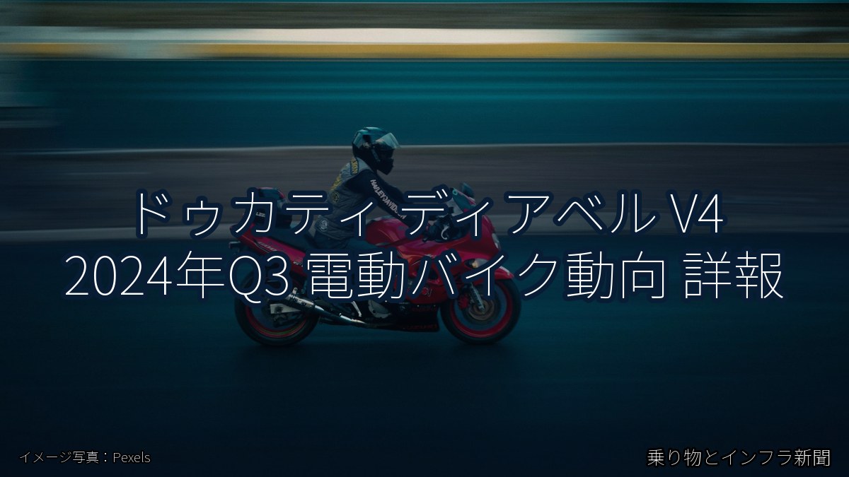 ドゥカティ ディアベル V4 2024年Q3 電動バイク動向 詳報（乗り物とインフラ新聞）