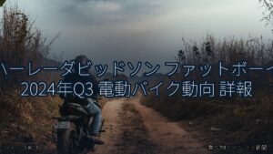 ハーレーダビッドソン ファットボーイ 2024年Q3 電動バイク動向 詳報（乗り物とインフラ新聞）