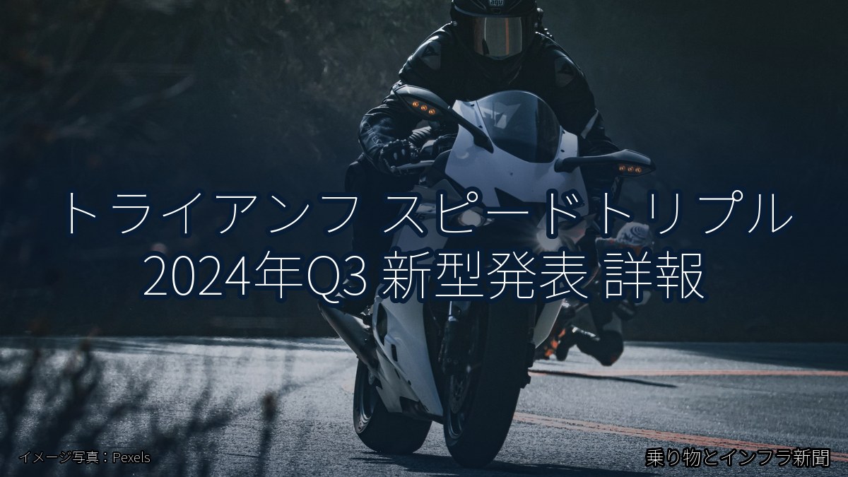 トライアンフ スピードトリプル 2024年Q3 新型発表 詳報(乗り物とインフラ新聞)