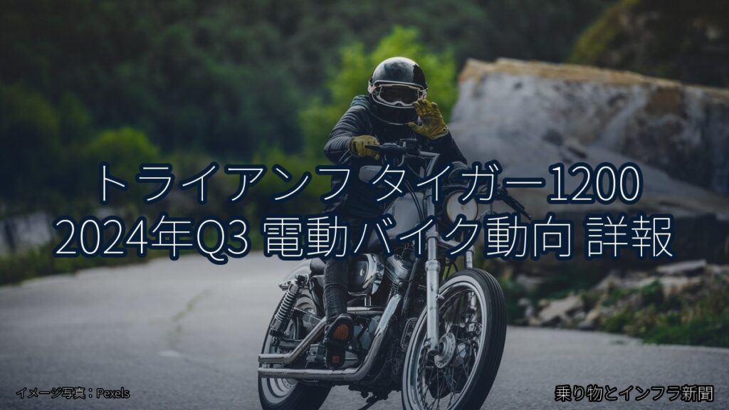 トライアンフ タイガー1200 2024年Q3 電動バイク動向 詳報（乗り物とインフラ新聞）