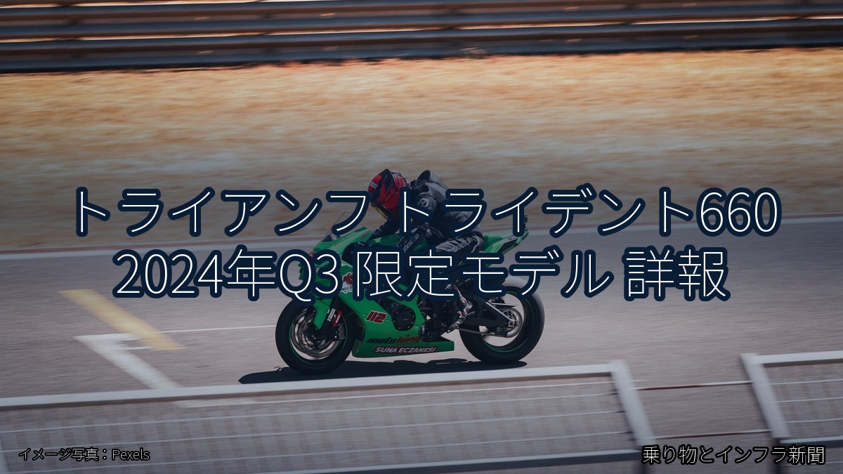 トライアンフ トライデント660 2024年Q3 限定モデル 詳報(乗り物とインフラ新聞)