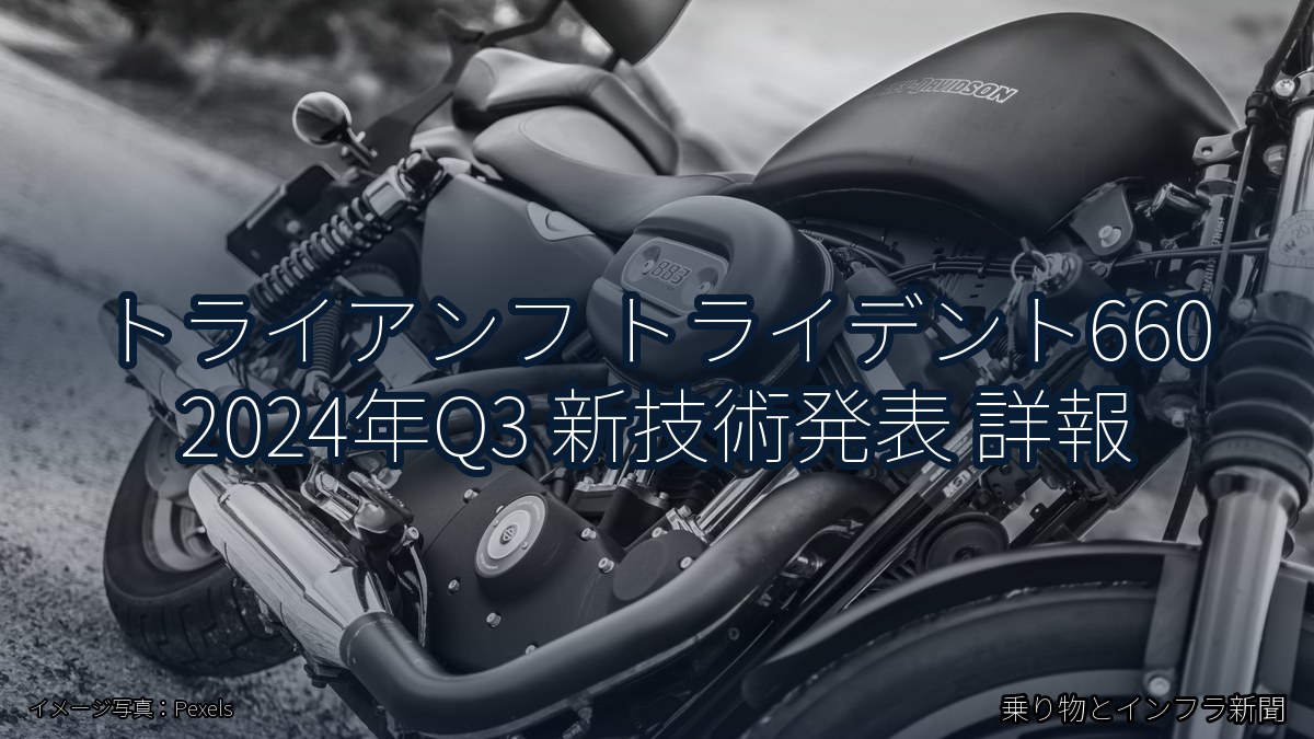 トライアンフ トライデント660 2024年Q3 新技術発表 詳報(乗り物とインフラ新聞)