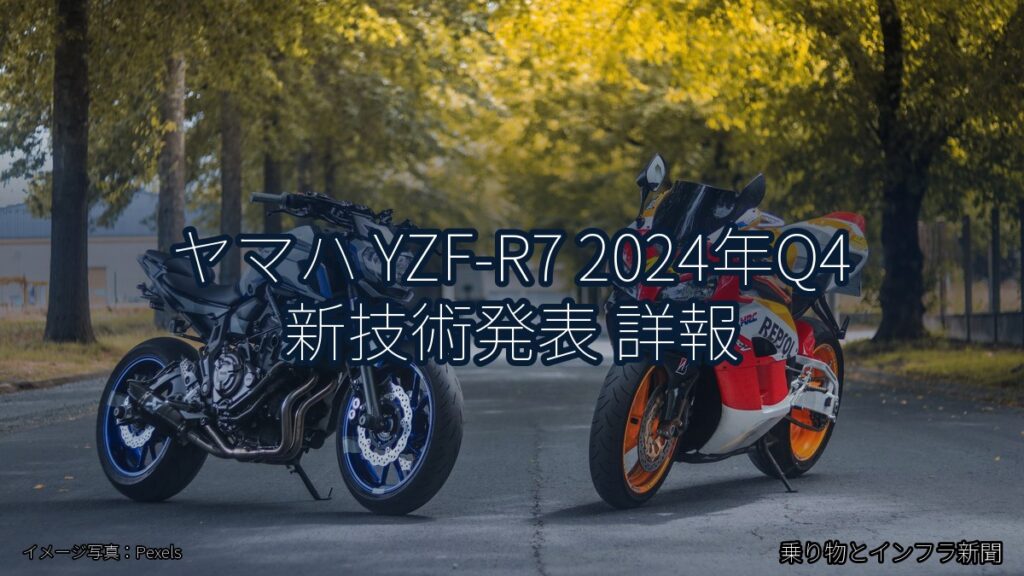 ヤマハ YZF-R7 2024年Q4 新技術発表 詳報（乗り物とインフラ新聞）