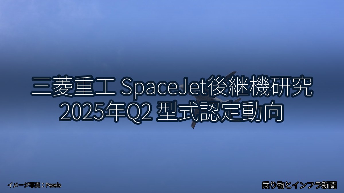 三菱重工 SpaceJet後継機研究 2025年Q2 型式認定動向(乗り物とインフラ新聞)