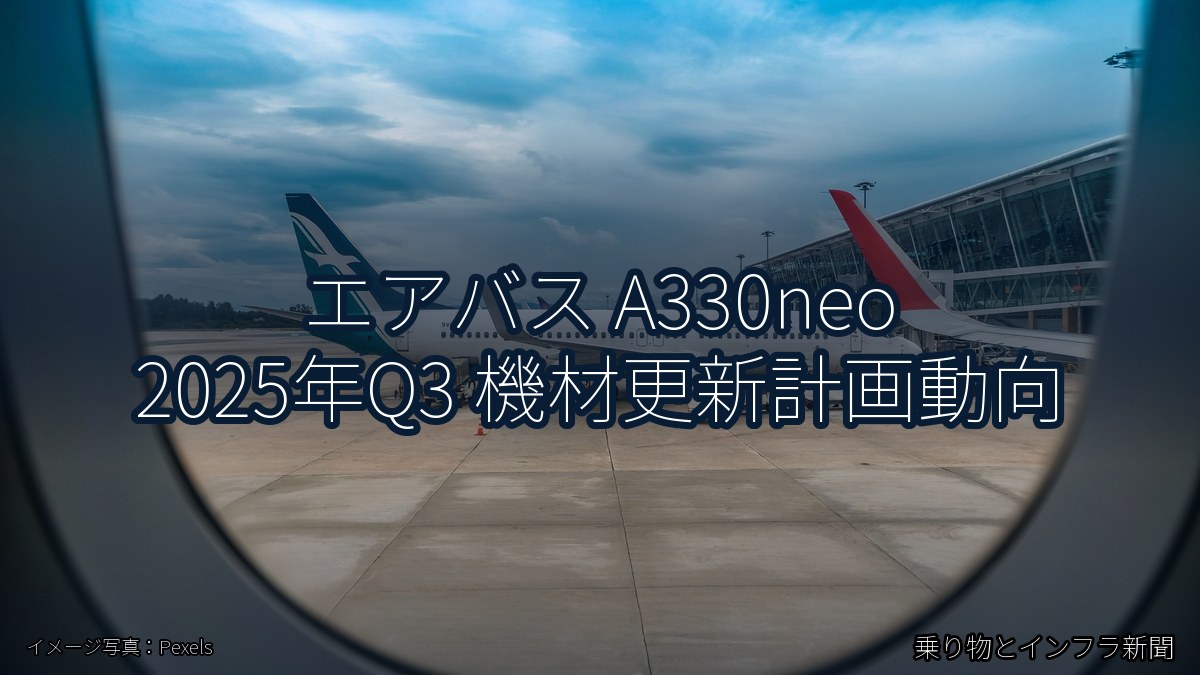 エアバス A330neo 2025年Q3 機材更新計画動向（乗り物とインフラ新聞）