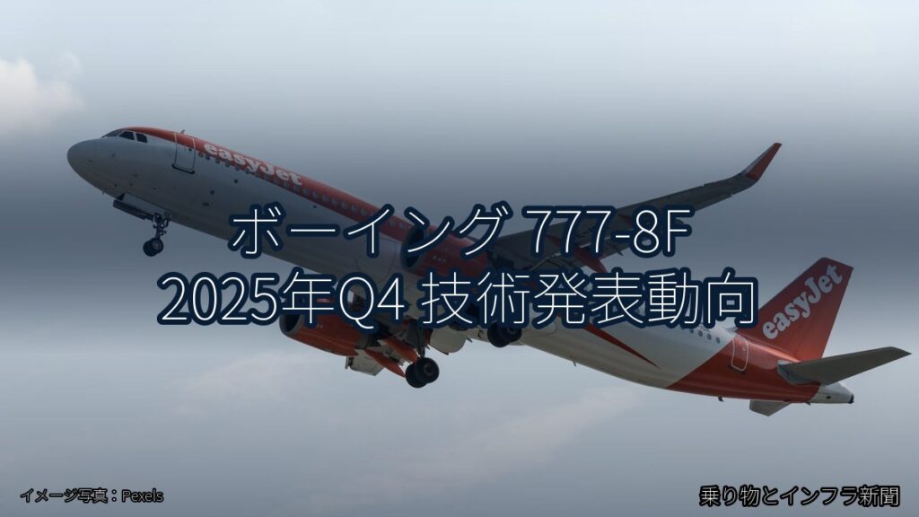 ボーイング 777-8F 2025年Q4 技術発表動向（乗り物とインフラ新聞）