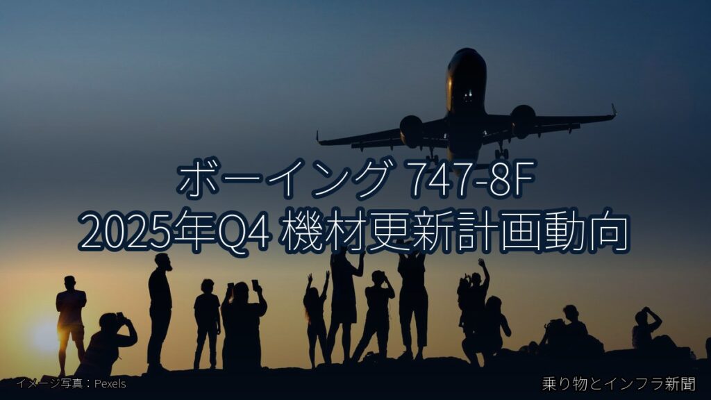 ボーイング 747-8F 2025年Q4 機材更新計画動向（乗り物とインフラ新聞）