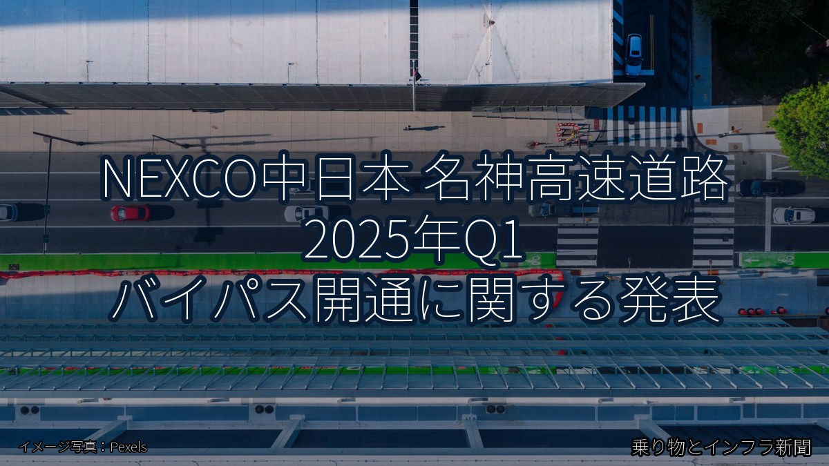 NEXCO中日本 名神高速道路 2025年Q1 バイパス開通に関する発表（乗り物とインフラ新聞）
