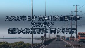 NEXCO中日本 東海北陸自動車道 2025年Q2 舗装大規模更新に関する発表（乗り物とインフラ新聞）