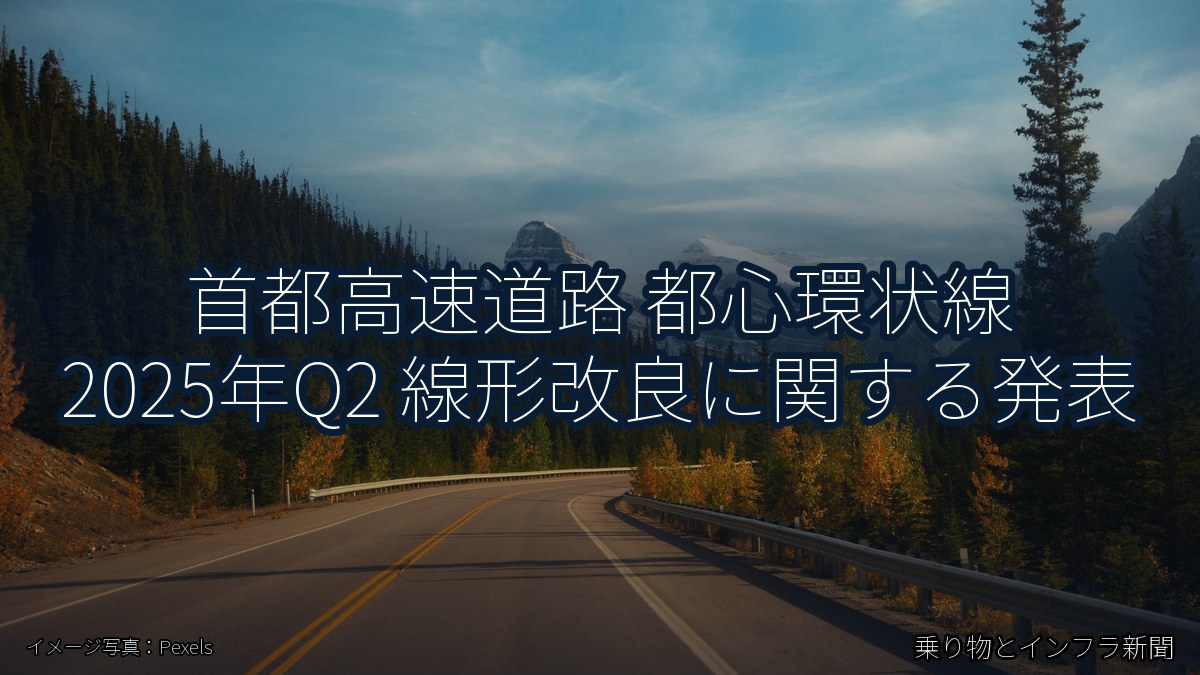 首都高速道路 都心環状線 2025年Q2 線形改良に関する発表(乗り物とインフラ新聞)