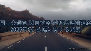 国土交通省 関東地整 千葉県幹線道路 2025年Q2 拡幅に関する発表（乗り物とインフラ新聞）