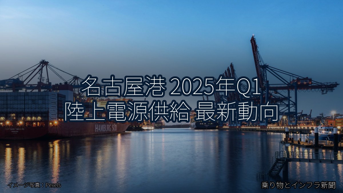 名古屋港 2025年Q1 陸上電源供給 最新動向（乗り物とインフラ新聞）