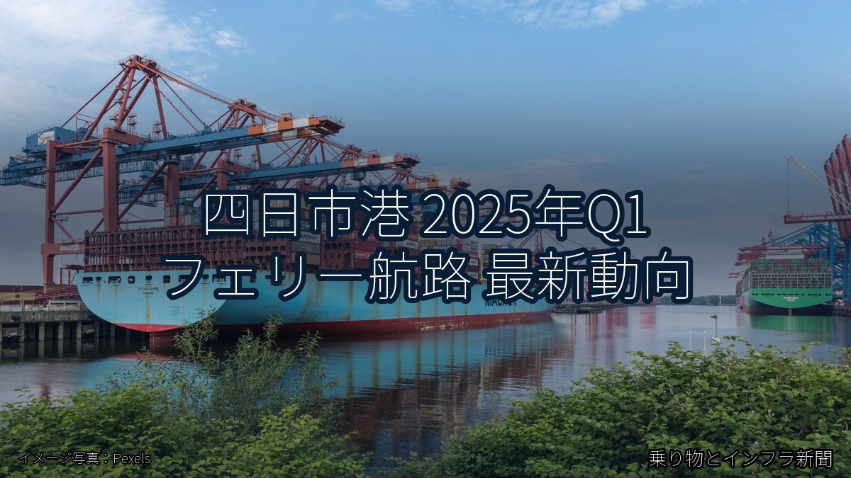 四日市港 2025年Q1 フェリー航路 最新動向(乗り物とインフラ新聞)