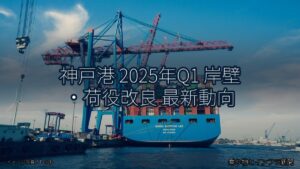 神戸港 2025年Q1 岸壁・荷役改良 最新動向（乗り物とインフラ新聞）