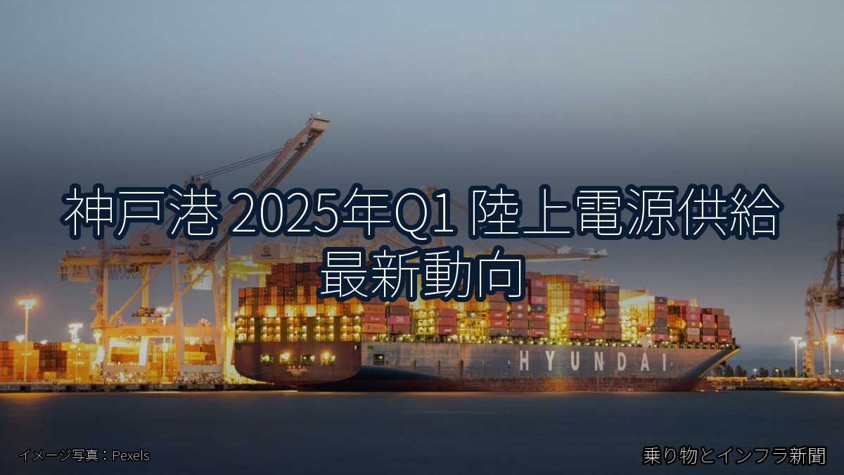 神戸港 2025年Q1 陸上電源供給 最新動向（乗り物とインフラ新聞）